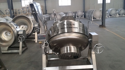 供應高效節能燃燒機夾層鍋，自動點火溫度可控，助力食品工業升級